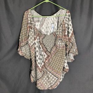 Maurice’s Low Cut Blouse